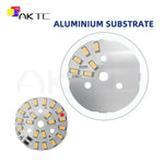 plaque led circulaire blanc diodes smd5730 5v dc 10w 6000k moderne sans fixation