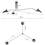 lampe suspension moderne noire dorée fixations vis incluant ampoule câble électrique