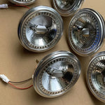 ampoules led 15w argenté blanc chaud froid industrielle moderne grille refroidissement connecteur électrique