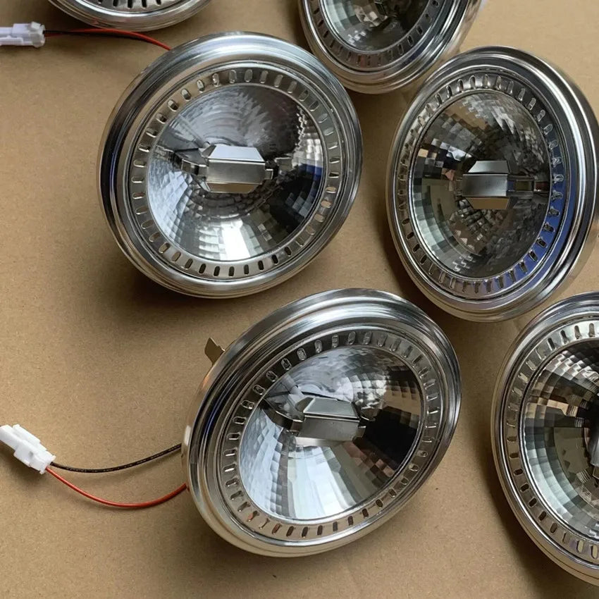 ampoules led 15w argenté blanc chaud froid industrielle moderne grille refroidissement connecteur électrique