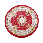 tapis table rouge rose vert bleuclair bleufoncé floral géométrique classique traditionnel