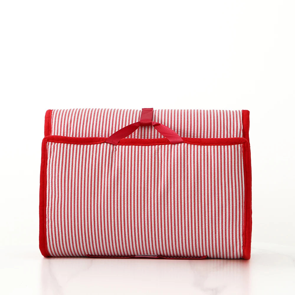 sac maillots bain rayé moderne portable poignées amovibles rouge bleu rose printemps automne enfants