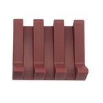 support savon silicone marron blanc moderne facile nettoyer minimaliste