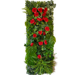 plantes artificielles murales vertes feuilles diverses moderne extérieur accrochables branches fleurs