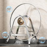 support planche découper acier inoxydable réutilisable moderne pieds caoutchouc transparent couvercle multifonctionnel cuisine