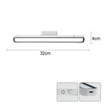 lampe led rechargeable télécommande moderne adhésive 42cm blanc minimaliste chambre