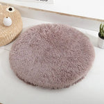 coussin rond velours multicolore moderne confortable 40cm 50cm 60cm chat lit animal compagnie