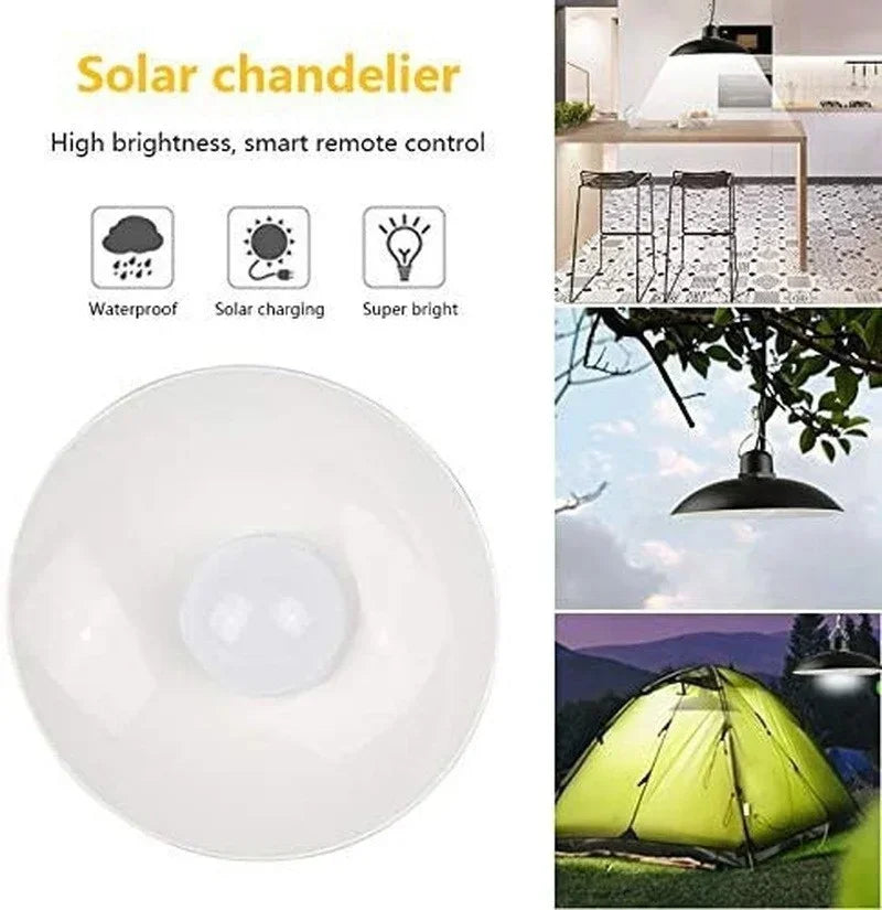 lampe solaire moderne noire télécommande panneau solaire intégré autonome deux lumières abs lithium