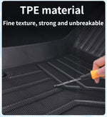 tapis sol voiture noir texture géométrique moderne clips imperméable résistant usage full body wrap