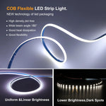 ruban led flexible blanc lisse moderne 5v 400 leds/m adhésif découpable salon