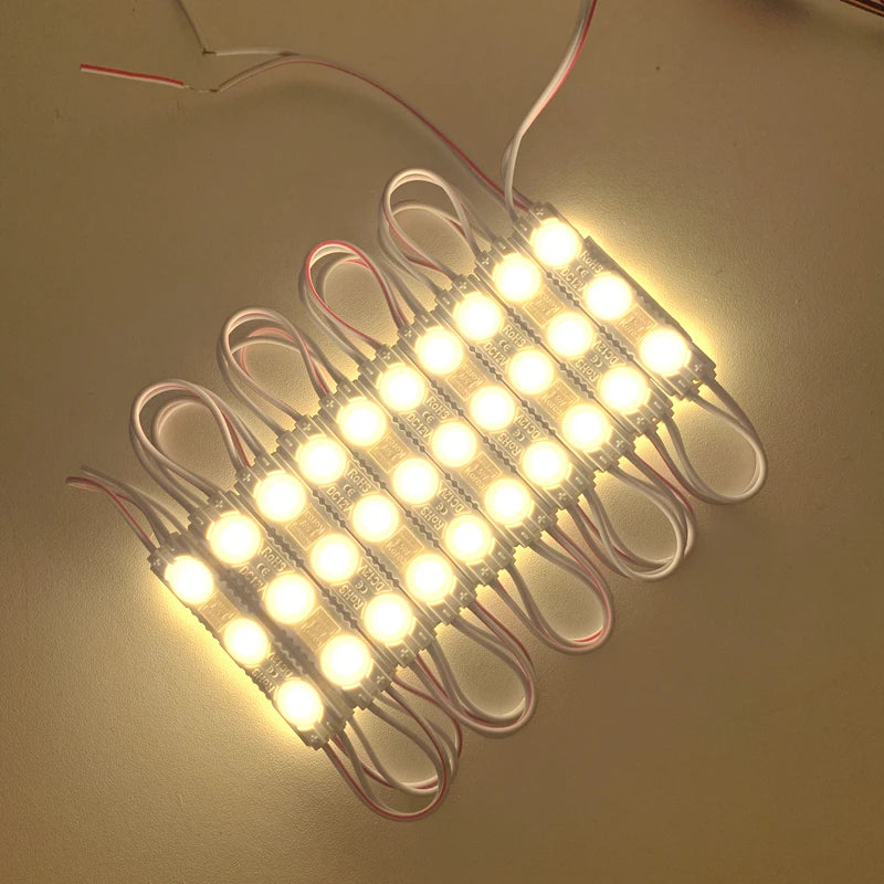bande lumineuse led blanc moderne adhésive waterproof haute luminosité 12v 60lm 61mm