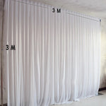 rideau blanc moderne texture légèrement rugueuse décoration mariage anniversaire événement festive