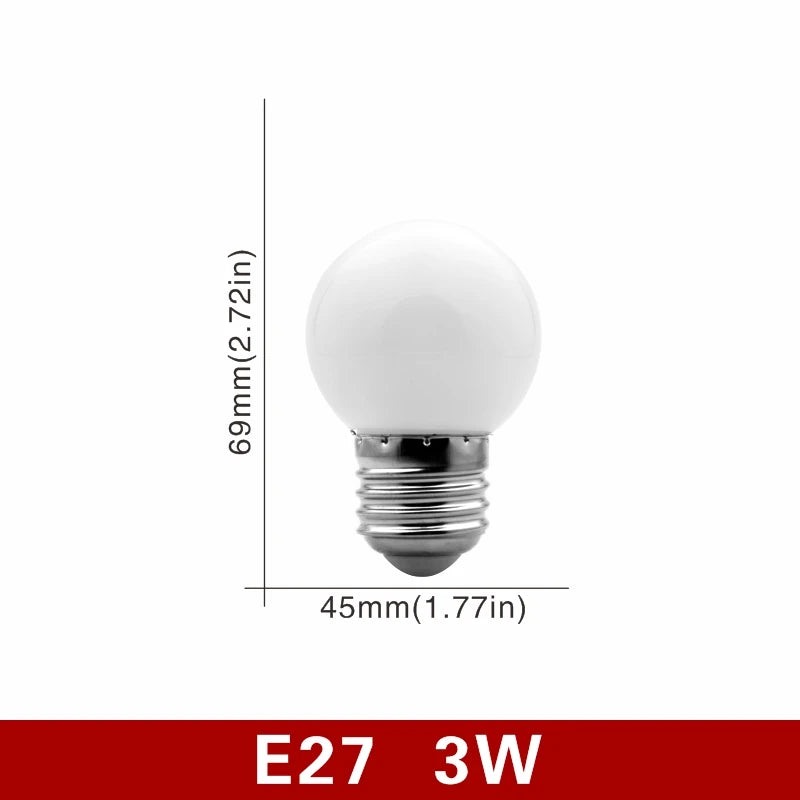 lot ampoule led boule ronde blanche culot e27 e14 éclairage intérieur salon moderne blanc