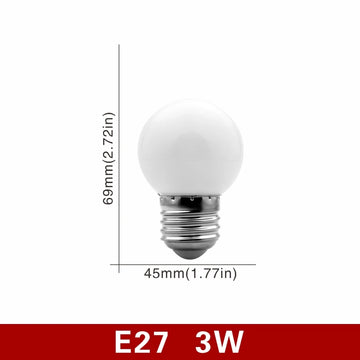 lot ampoule led boule ronde blanche culot e27 e14 éclairage intérieur salon moderne blanc