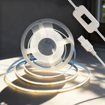 ruban led flexible blanc chaud 320 led contrôleur usb câble variateur intensité détecteur mouvement