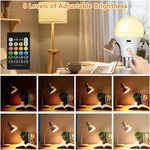 ampoule led rechargeable e27 rgb blanc moderne annuaire suspension commandes boutons ajustement lumière chambre