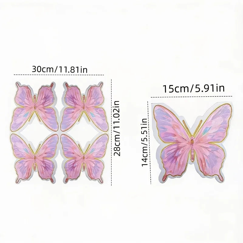 serviettes jetables papier forme papillon mariage anniversaire fête rose violet blanc doré