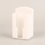 boîte rangement murale moderne adhésive gris blanc plastique durable