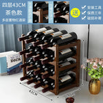 support bouteilles vin bois naturel moderne stable vis fixations 33cm 24cm 15cm respectueux environnement