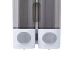 distributeur savon liquide blanc transparent moderne minimaliste salle bains cuisine