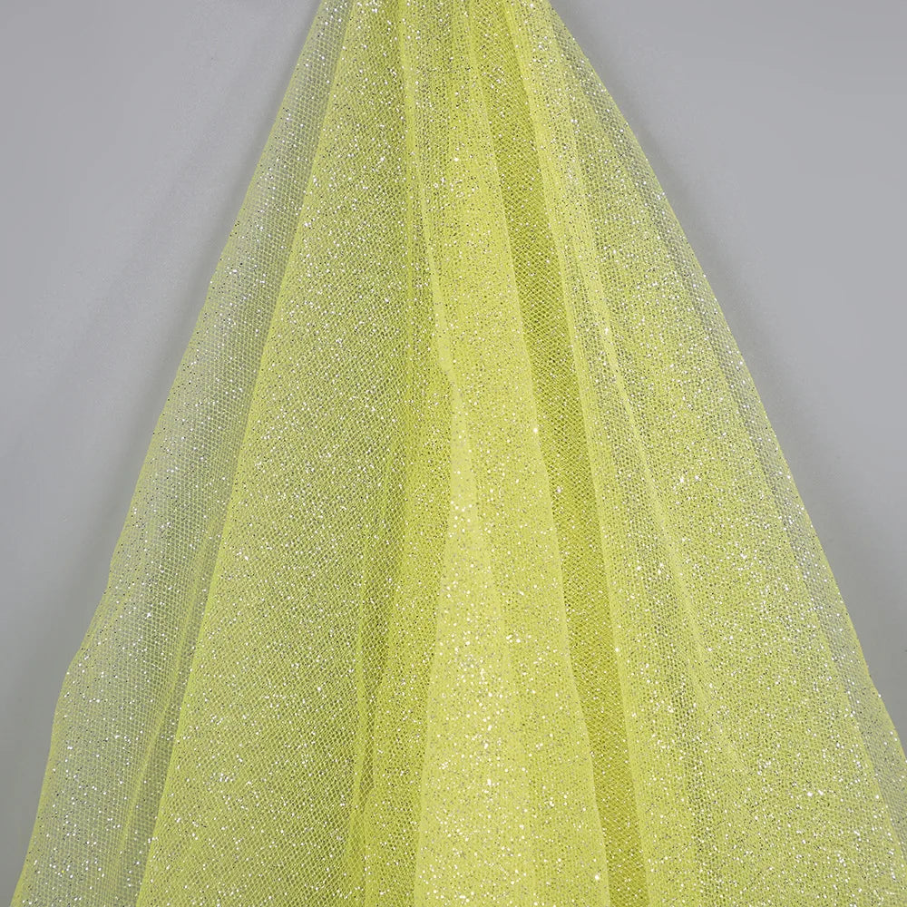 tulle pailleté transparent élégant noir blanc rose rouge vert jaune bleuclair festive