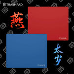 tapis souris rouge bleu texture fine moderne antidérapant absorption chocs sport gamer imperméable
