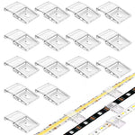 supports adhésifs transparents modernes rubans led 28mm 16mm 10mm 20pcs