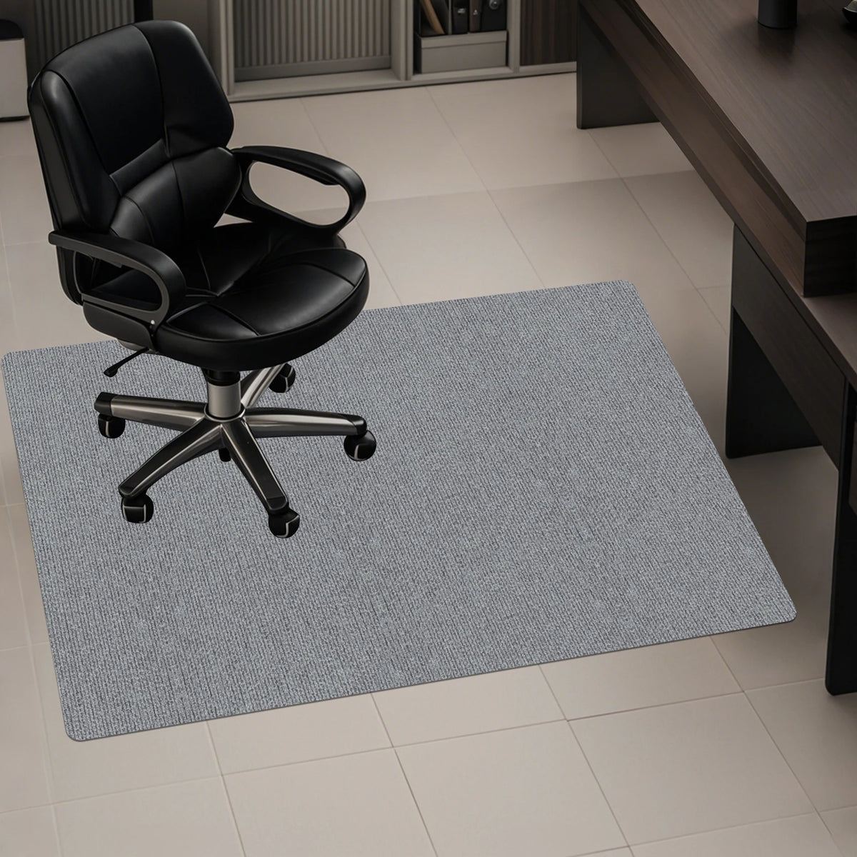 tapis sol caoutchouc polyester antidérapant bleu marine moderne 90x120cmintérieur maison