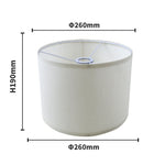 abat jour gris moderne toile lin lampes table facile assembler