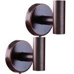 porte serviettes mural acier inoxydable chrome moderne lisse fixé murale sans logo