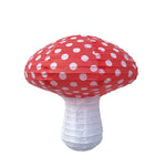 lanterne champignon fraise couleur rouge blanc jaune rose verte points feuilles enfant décoration fête