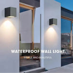 Lampe murale LED moderne aluminium noir blanc fixée mur entrée chambre salle bain 249