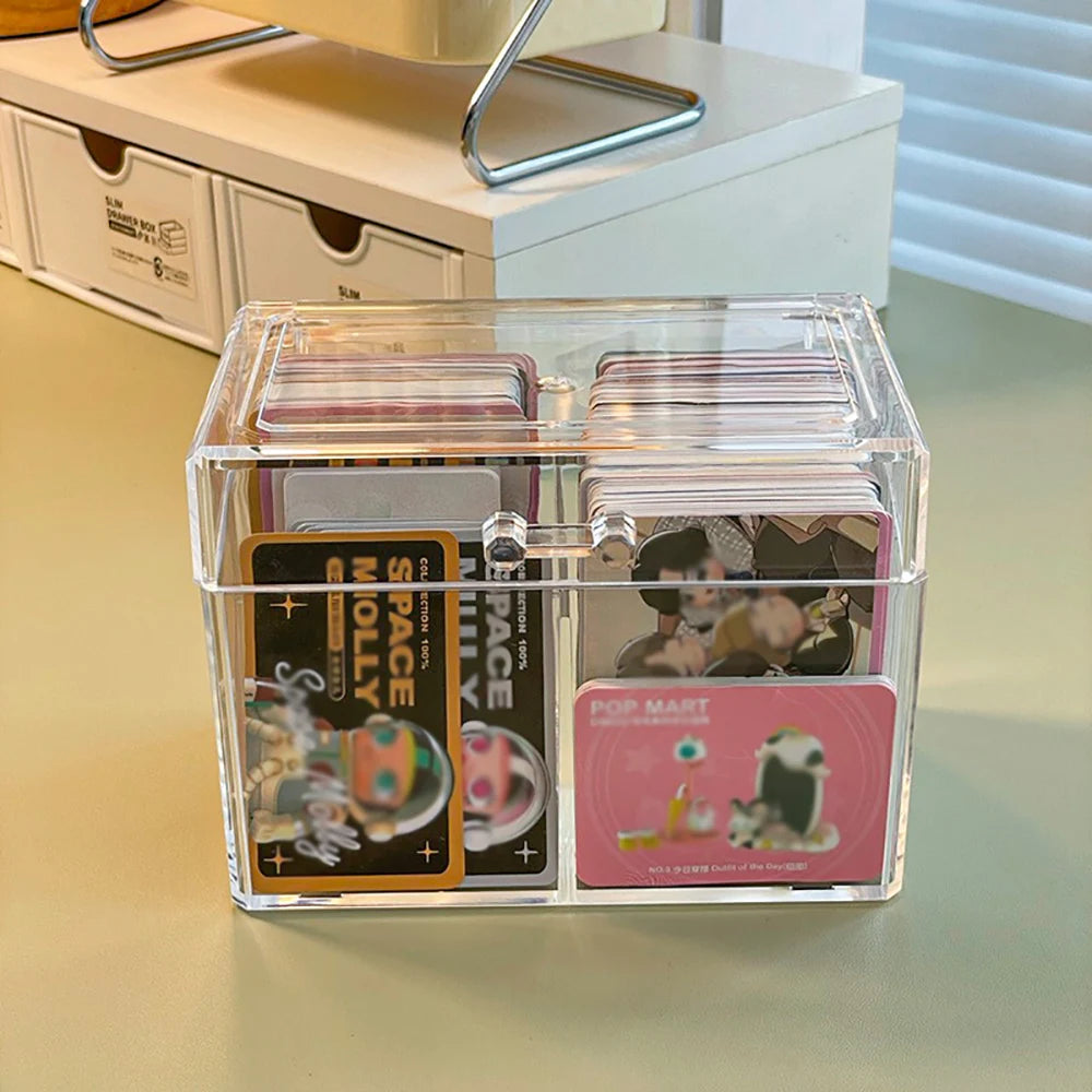 Boîte organisateur 400 cartes vue de dessus