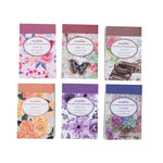 autocollants fleurs vintage multicolores scrapbooking artisanat diy cartes postales etiquettes papier decoratif
