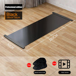 tapis sol orange noir moderne 180cm 200cm pvc épais 1,5mm adhésif fitness yoga pilates