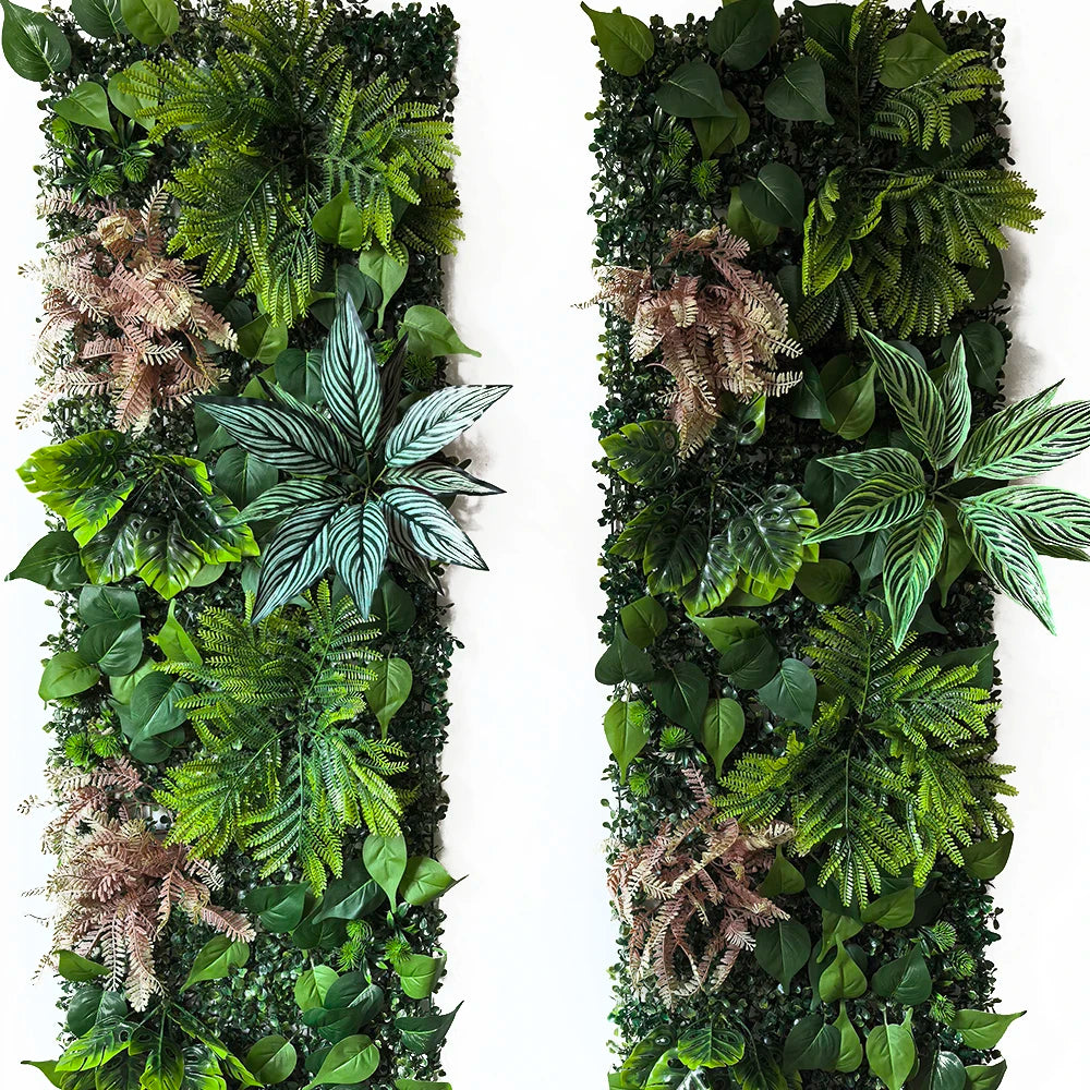 plante artificielle décorative fleurs rouges blanches jardin intérieur extérieur