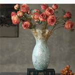 vases modernes vert bleu doré texturés marbrés opaques décoration table
