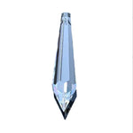 crystal icicle pendant transparent facettes moderne lustre 76mm 16mm pièces