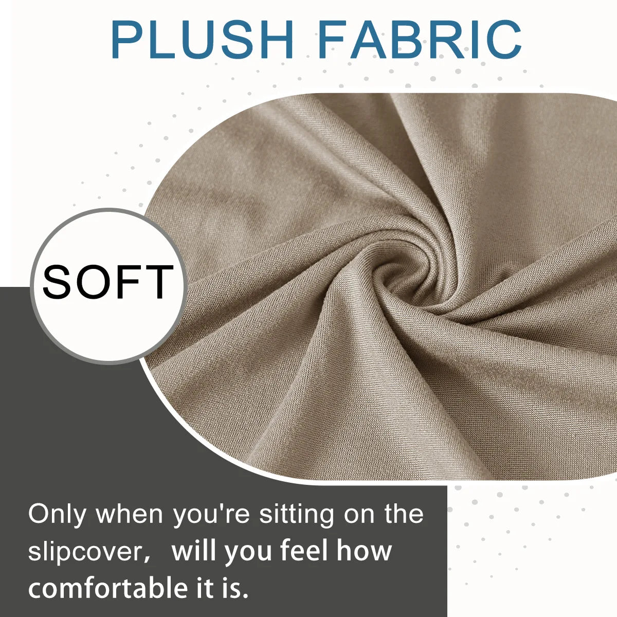 housse coussin canapé extérieur polyester solide moderne gris beige protège jardin soleil imperméable simple