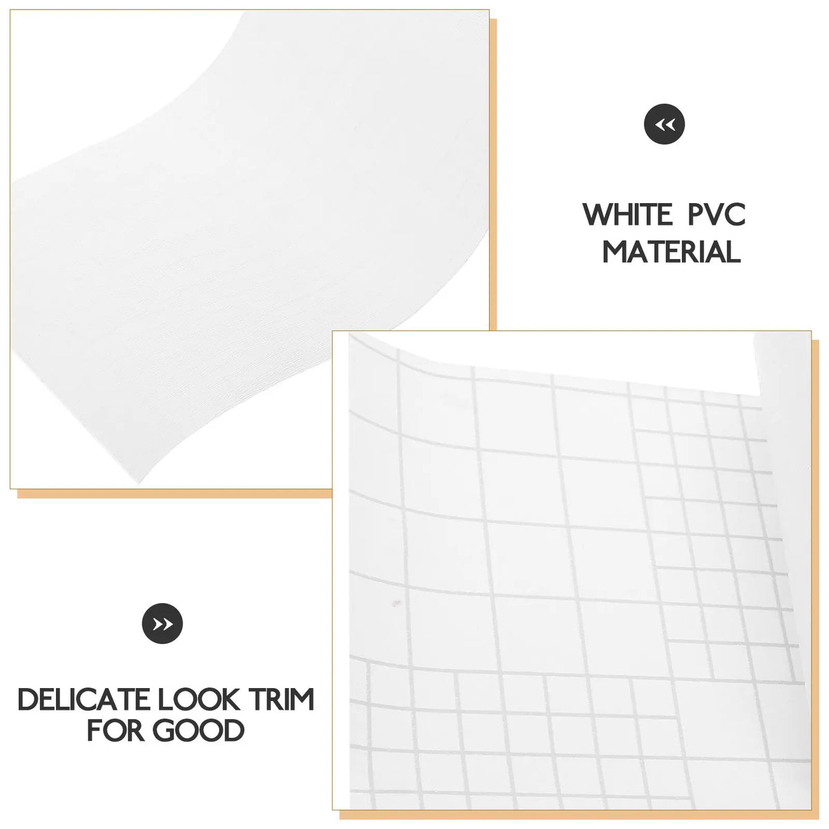 ruban adhésif pvc blanc grille moderne 500cm facile installer décoration mur