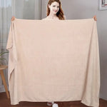 serviette bain microfibre douce absorbante séchage rapide grande grande taille coton confort moderne