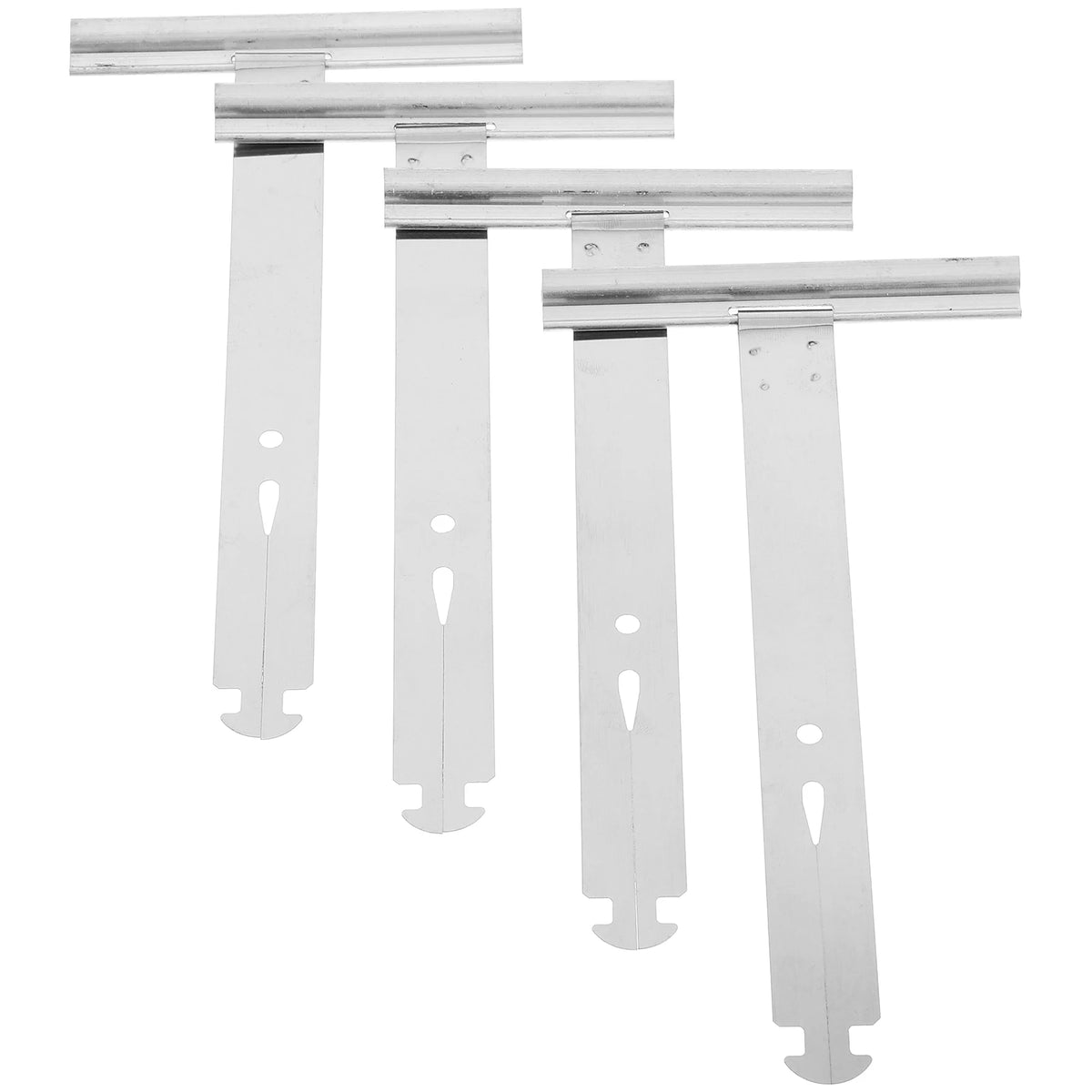 supports murals blancs modernes tringles rideaux acier inoxydable fixations rideaux porte rideaux