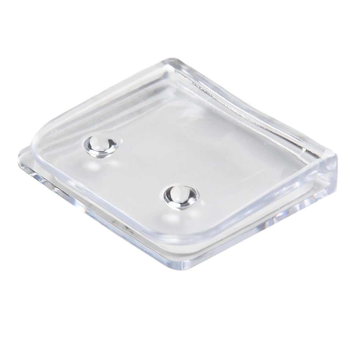 rideau douche clips transparents adhésifs moderne 4pcs abs matériaux