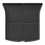 tapis sol tpe noir rayures horizontales clips modernes tesla 2025