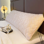taies d'oreiller polyester modernes solides gris rose bleu blanc violet vert lit