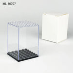 présentoir transparent acrylique boîte rangement figurines lego moderne minimaliste pâques fêtes mariage fiançailles