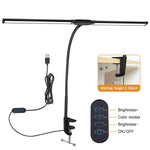 lampe led double tête clip type contemporaine télécommande modes couleurs