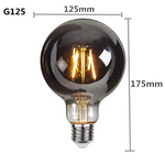 ampoules led décoratives vintage vis e27 spirale dorée noir 2700k 4w 8w 220v