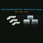 clips fixation rubans led transparent 8mm 10mm 12mm clips pcb led bandes lumière