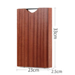 planches découper bois marron foncé traditionnel grain naturel anti moisissure respectueux environnement poignée métal